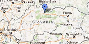 Map of Liptov Google maps